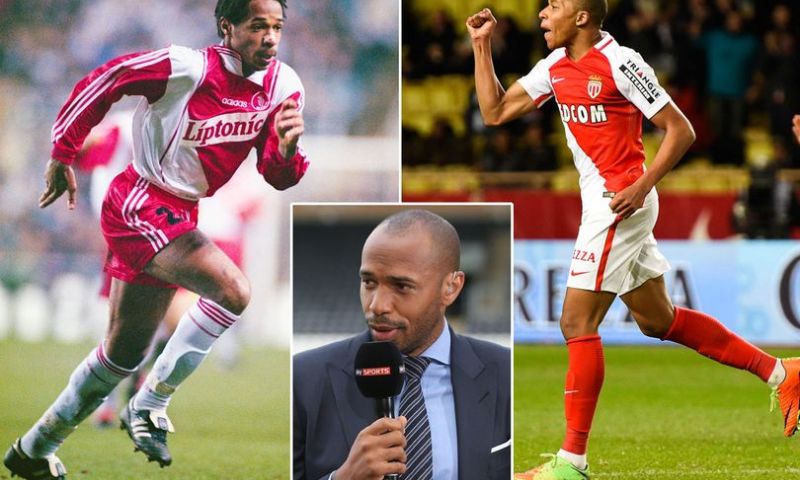 Thierry Henry so sánh với Kylian Mbappe